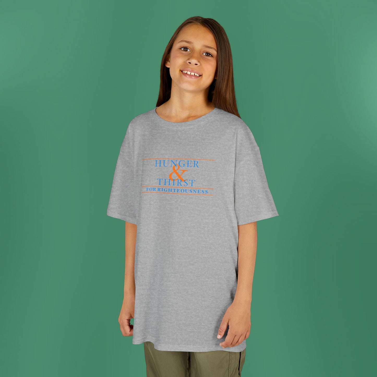 Hunger and Thirst - Blue Children's T-Shirt