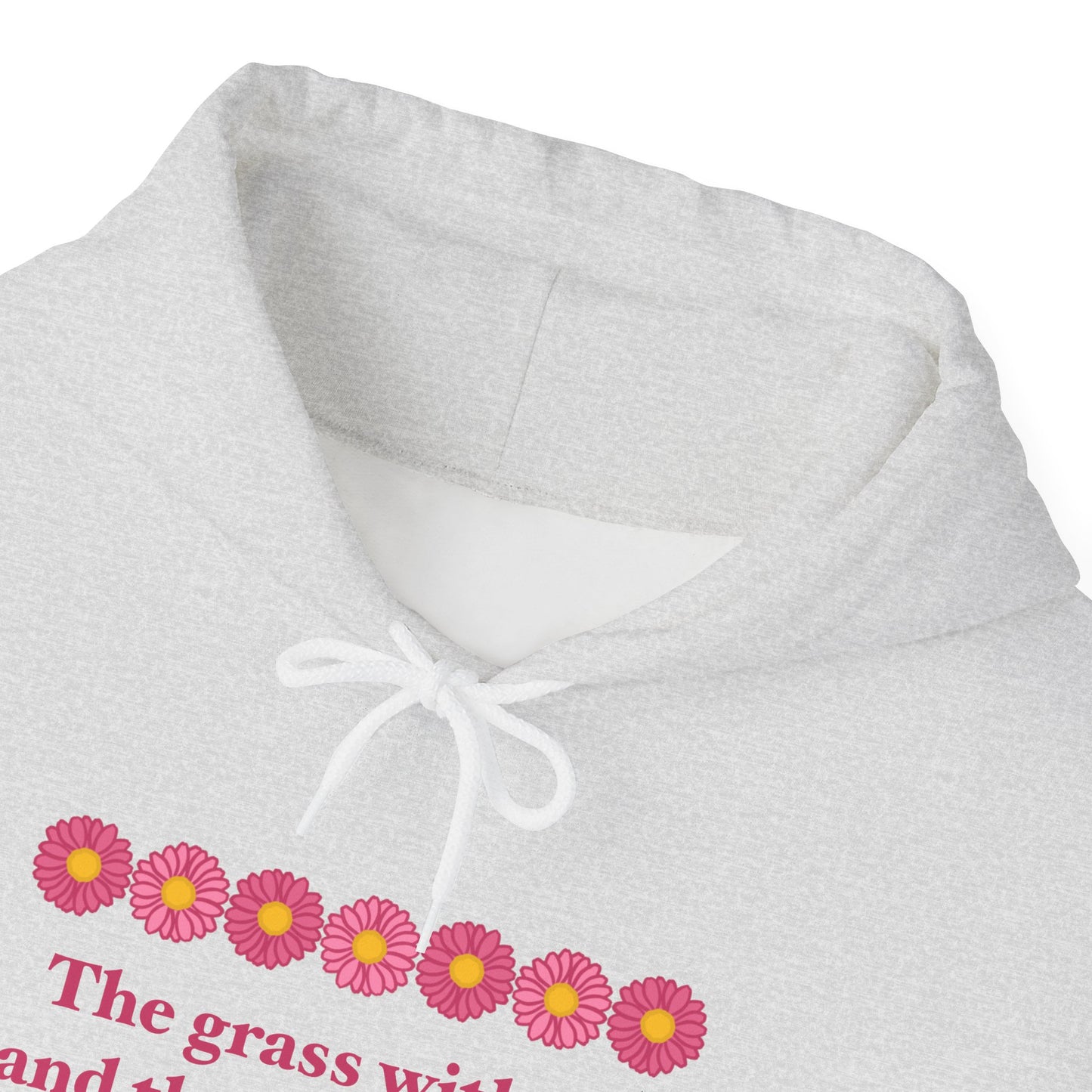 Isaiah 40:8 - Pink Daisy Hooded Sweatshirt