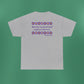 Isaiah 40:8 - Purple Daisy Cotton T-Shirt