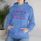 Isaiah 40:8 - Purple Daisy Hooded Sweatshirt