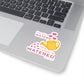 Psalm 11:25 - Pink Kiss-Cut Sticker