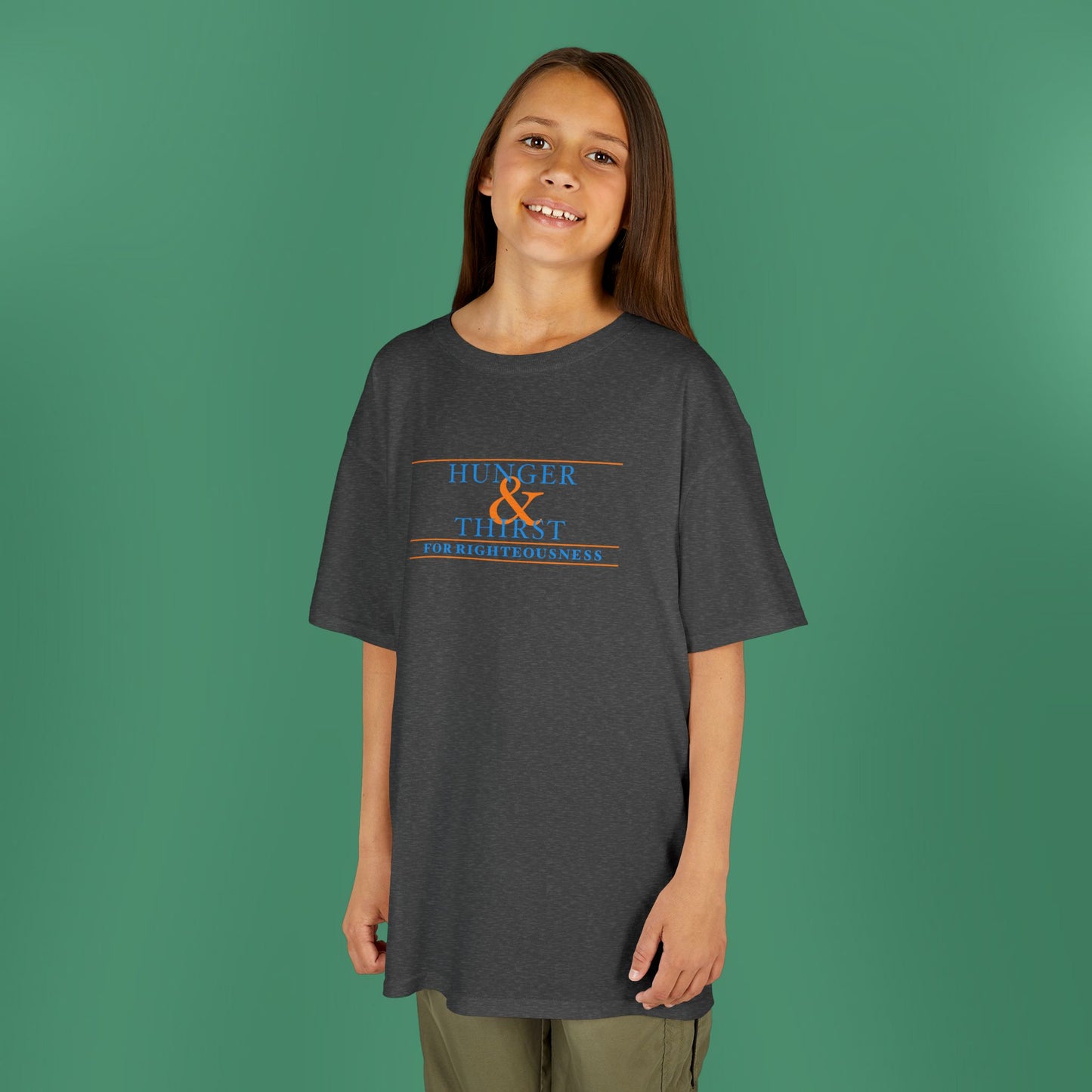 Hunger and Thirst - Blue Children's T-Shirt