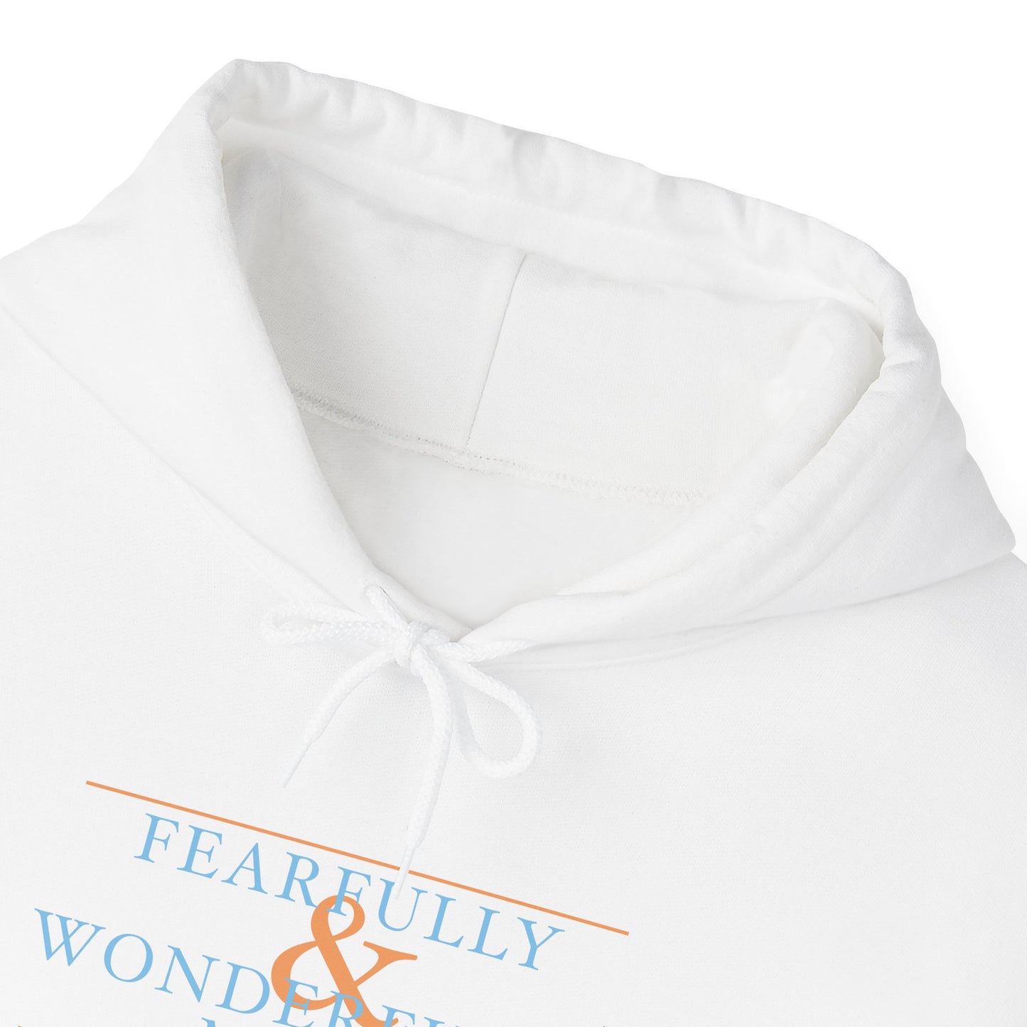 Fearfully and Wonderfully Made - Blue Hooded Sweatshirt