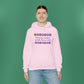 Isaiah 40:8 - Purple Daisy Hooded Sweatshirt