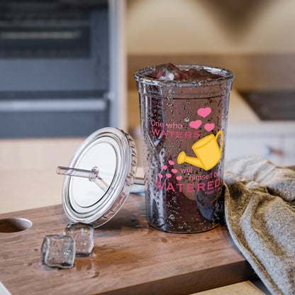 Psalm 11:25 - Pink 16 oz. Cup