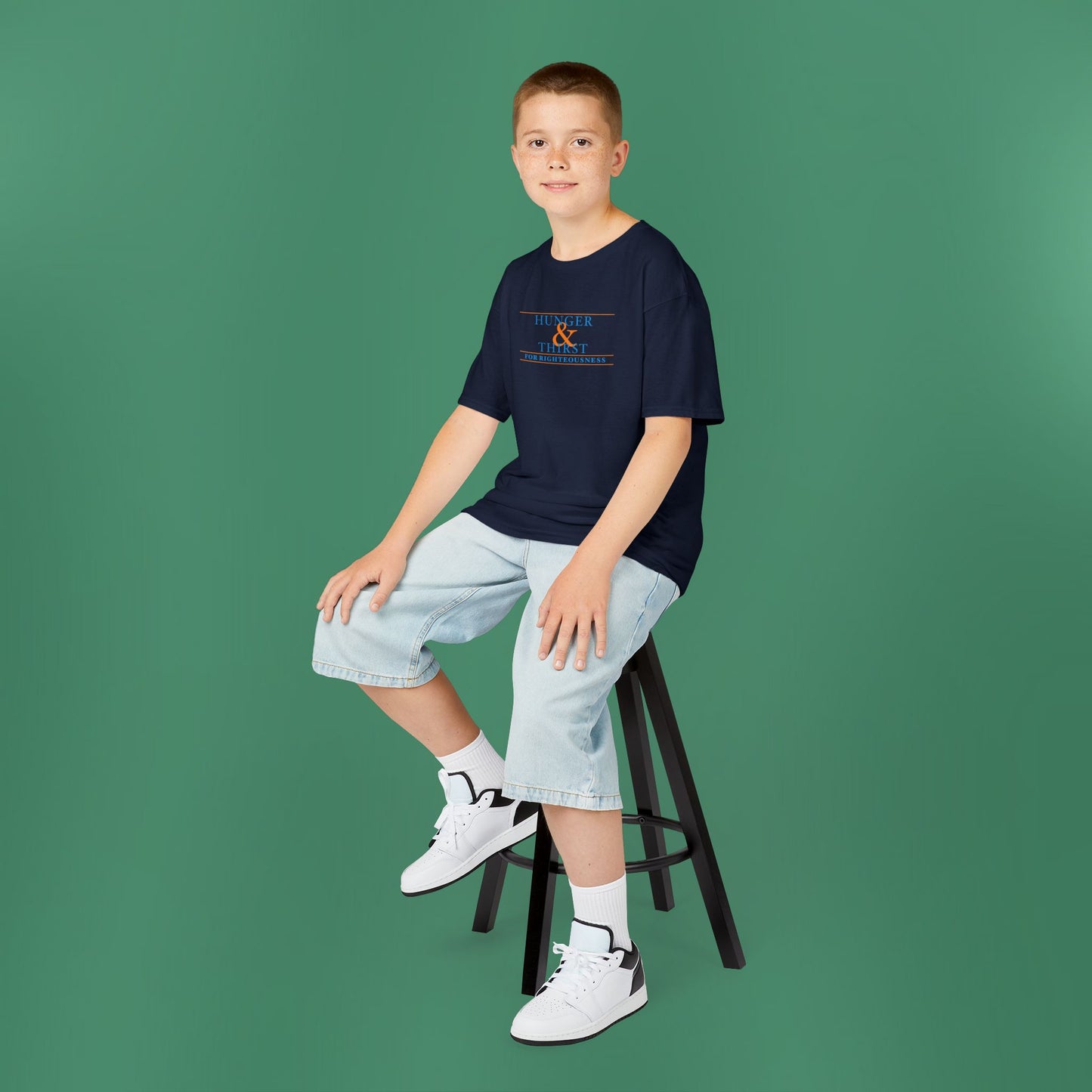 Hunger and Thirst - Blue Children's T-Shirt