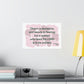 Proverbs 31:30 - Pink Matte Horizontal Poster