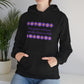 Isaiah 40:8 - Purple Daisy Hooded Sweatshirt