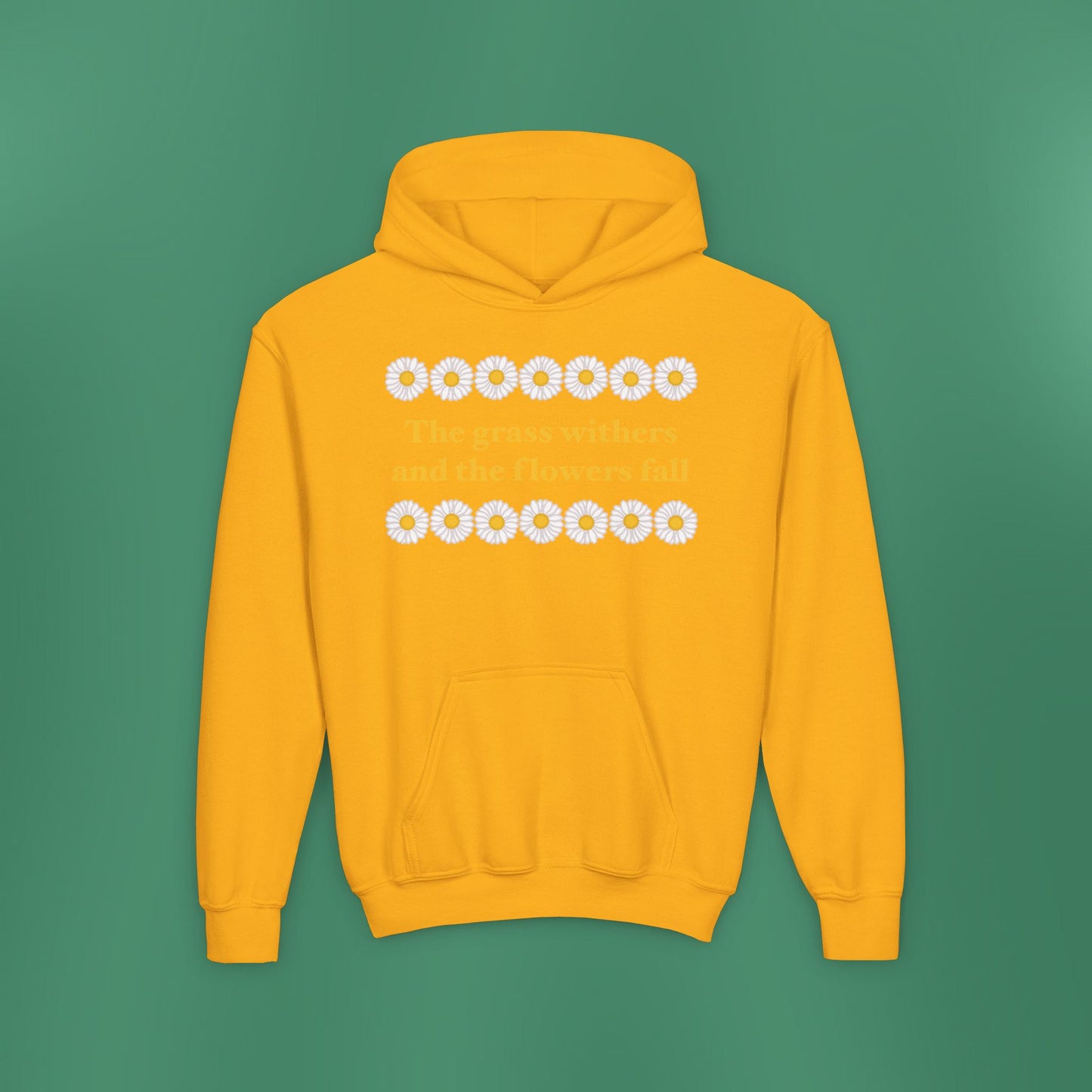 Isaiah 40:8 - Classic Daisy Girl's Hooded Sweatshirt