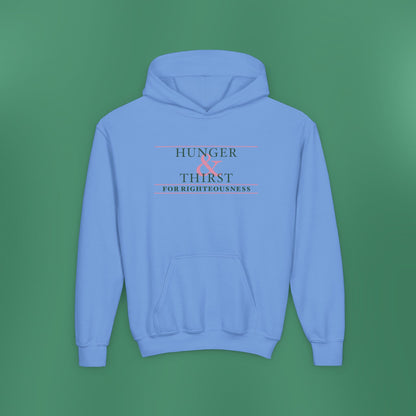 Hunger and Thirst - Green Girl's Hooded Sweatshirt