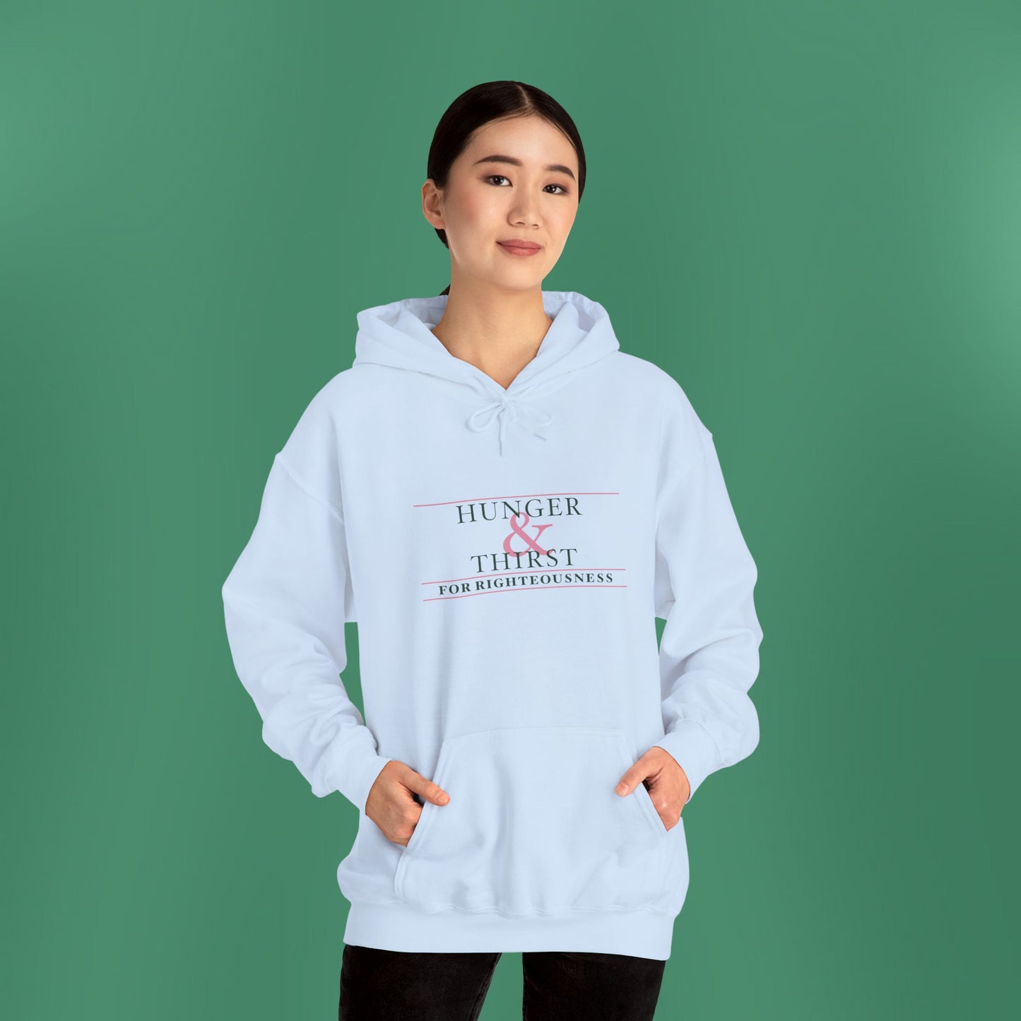Hunger and Thirst - Green Women's Hooded Sweatshirt