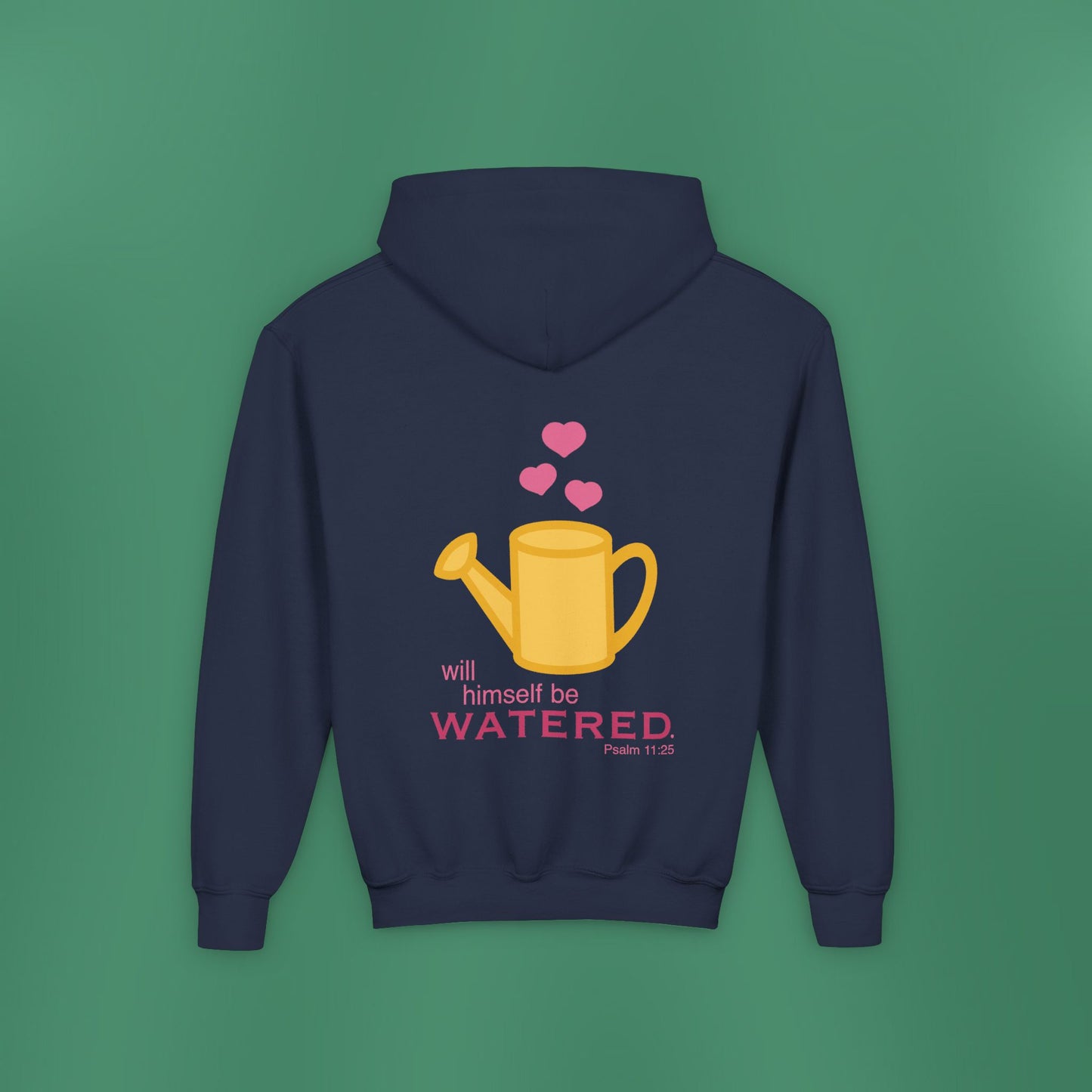 Psalm 11:25 - Pink Girl's Hooded Sweatshirt