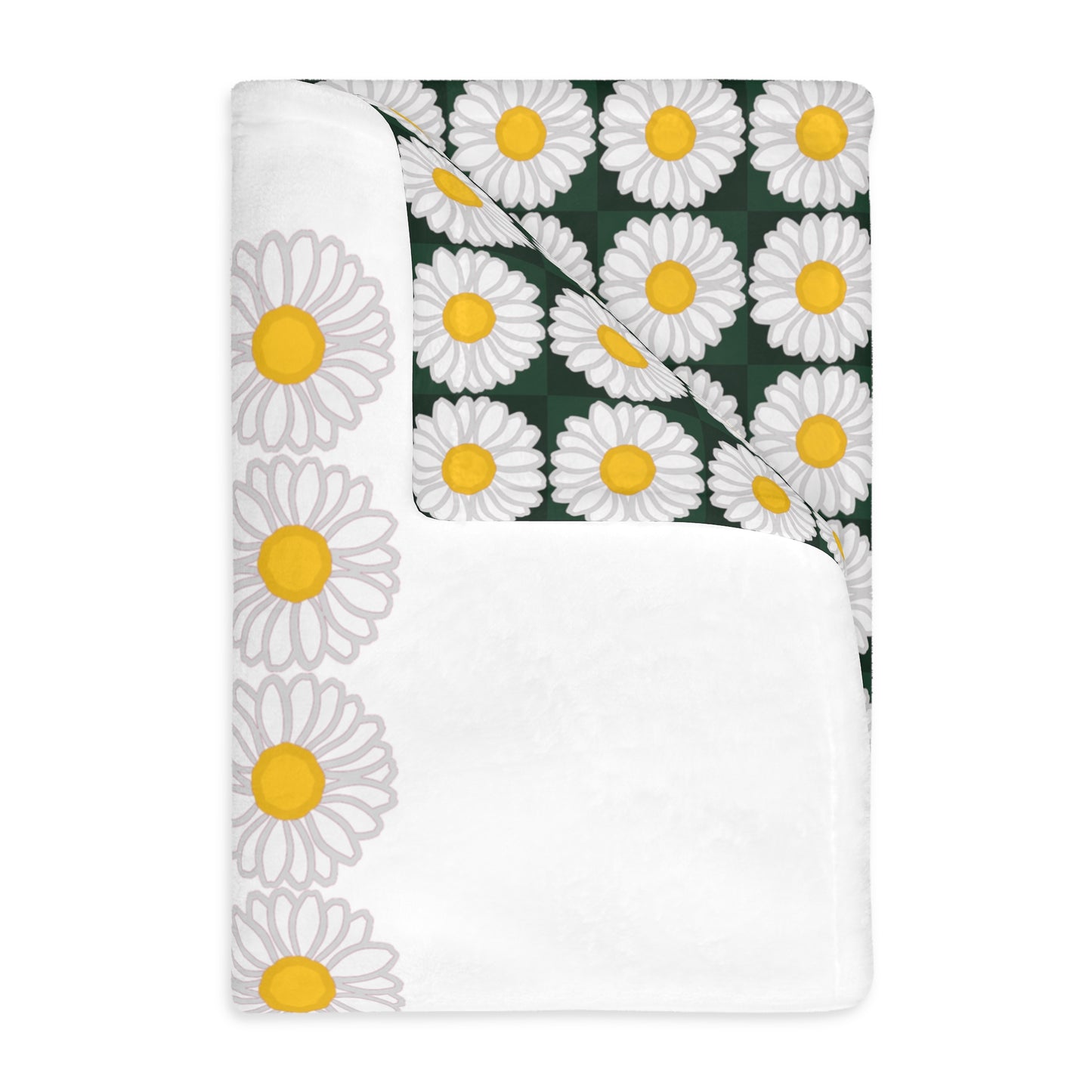 Isaiah 40:8 - Classic Daisy Velveteen Microfiber Blanket