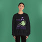 Psalm 11:25 - Purple Crewneck Sweatshirt (Front Only)