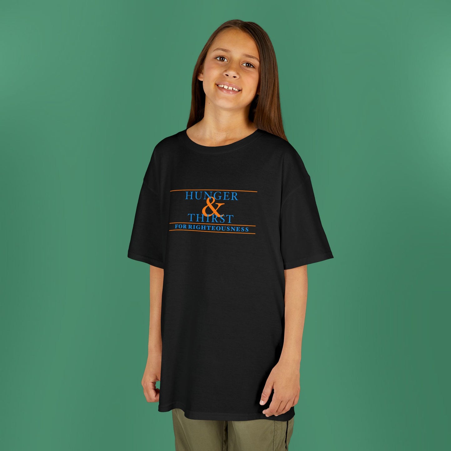 Hunger and Thirst - Blue Children's T-Shirt