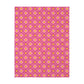 Isaiah 40:8 - Pink Daisy Velveteen Microfiber Blanket