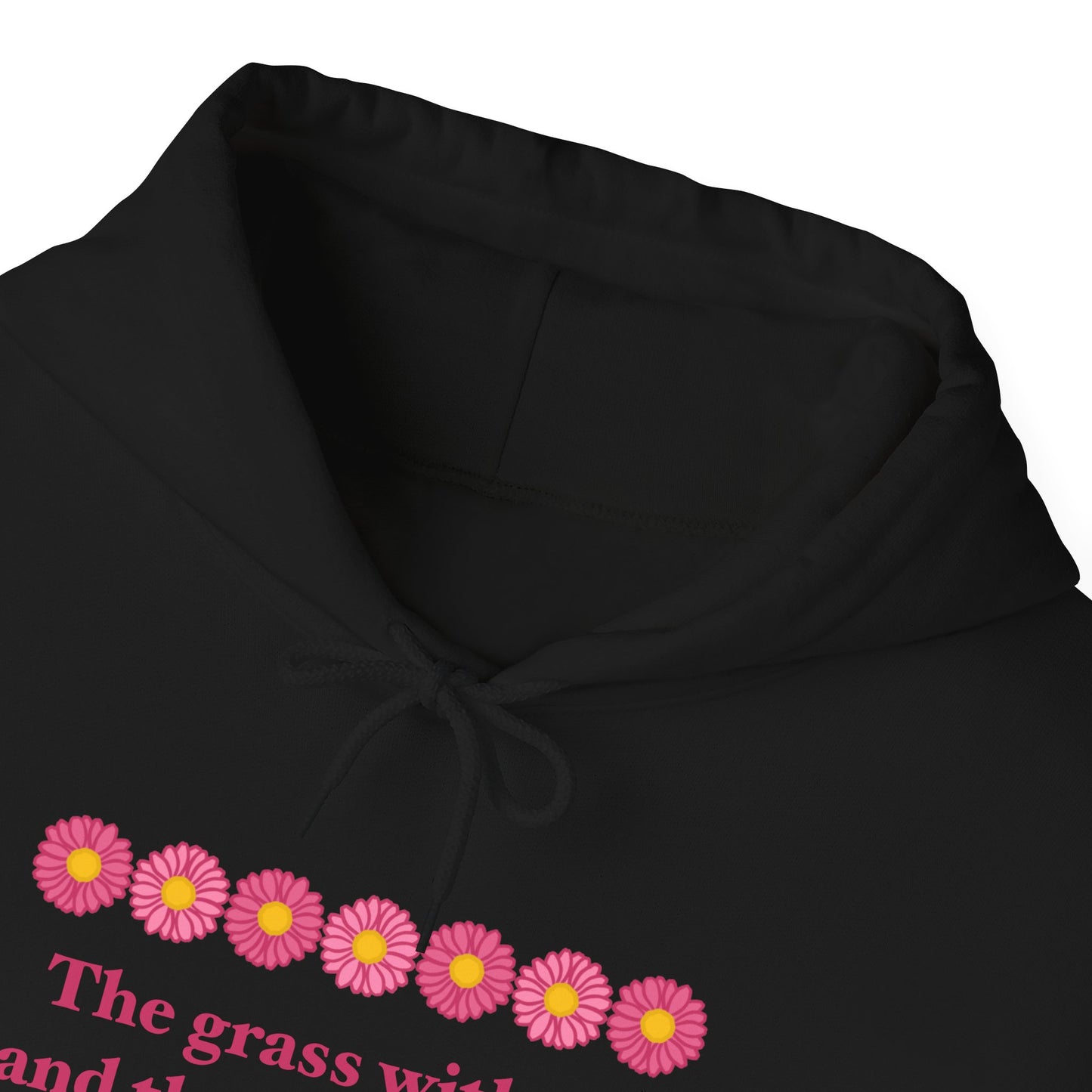 Isaiah 40:8 - Pink Daisy Hooded Sweatshirt