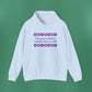 Isaiah 40:8 - Purple Daisy Hooded Sweatshirt