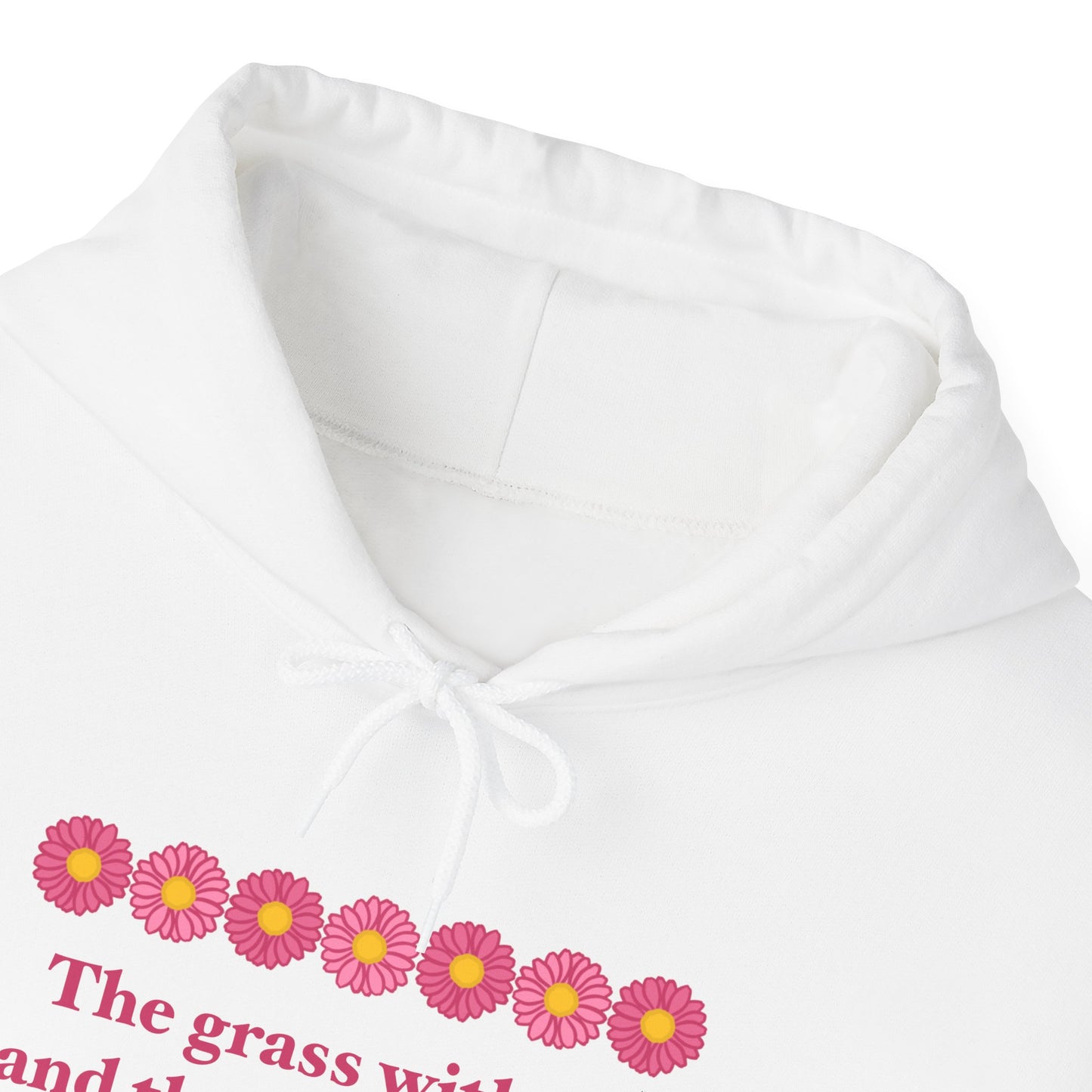 Isaiah 40:8 - Pink Daisy Hooded Sweatshirt