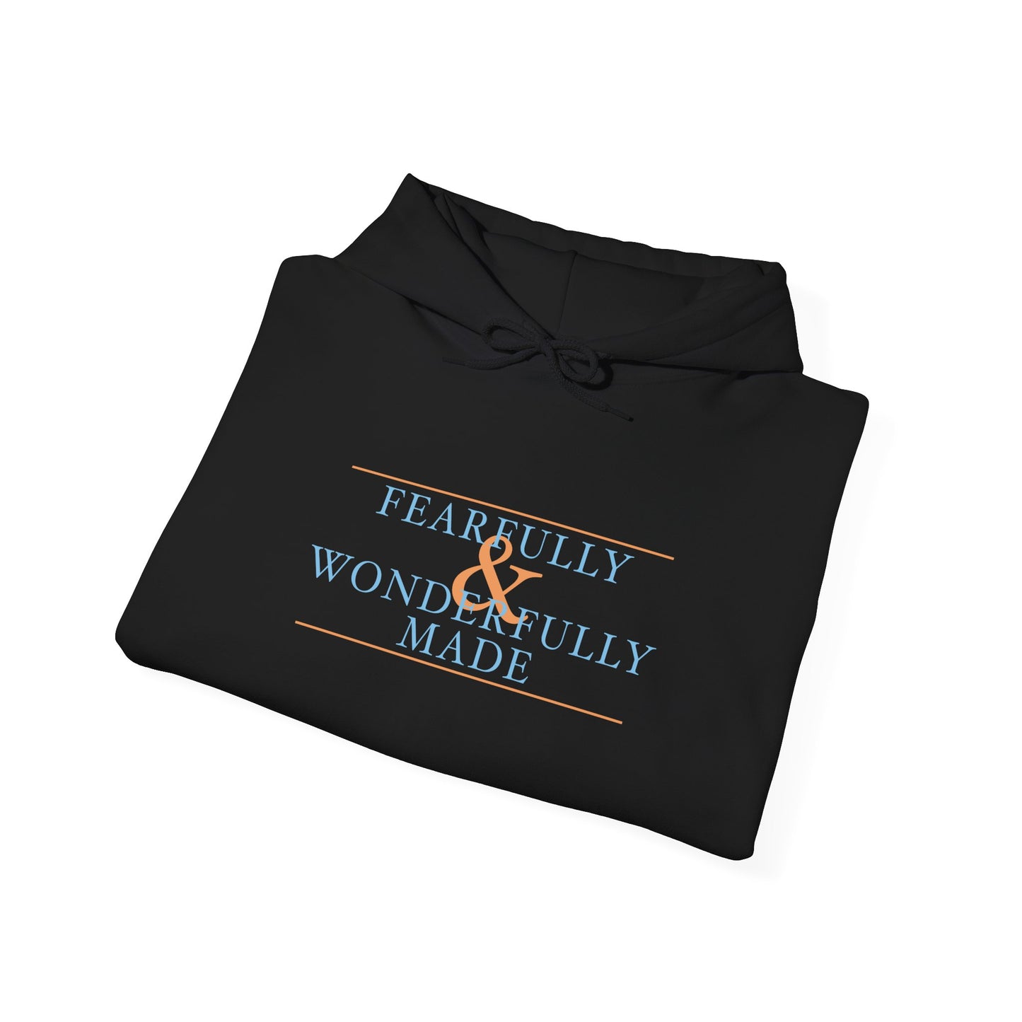 Fearfully and Wonderfully Made - Blue Hooded Sweatshirt