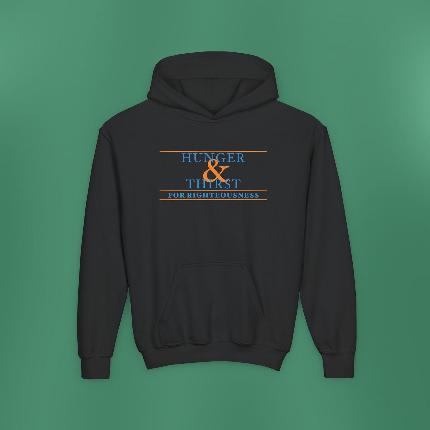 Hunger and Thirst - Blue Children's Hooded Sweatshirt