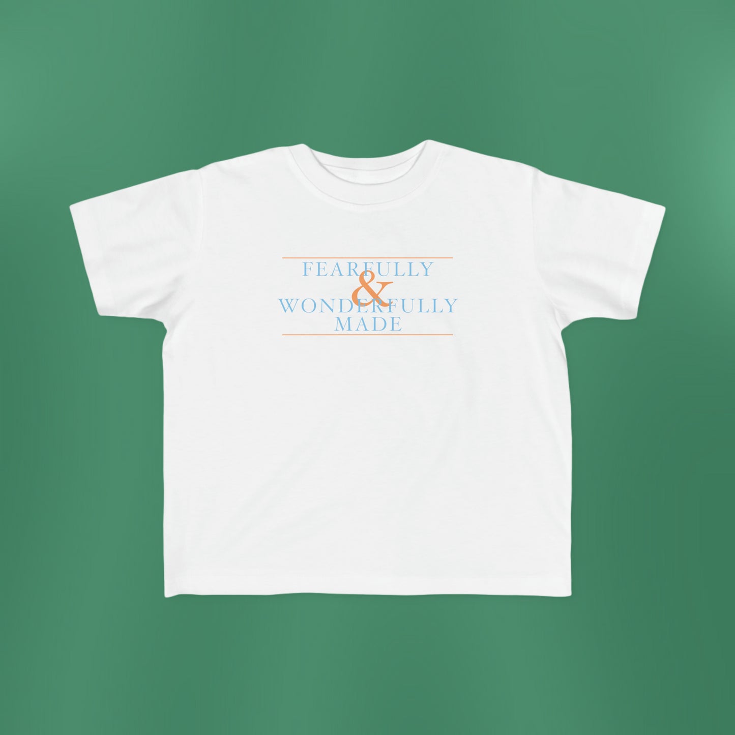 Fearfully and Wonderfully Made - Blue Toddler T-Shirt
