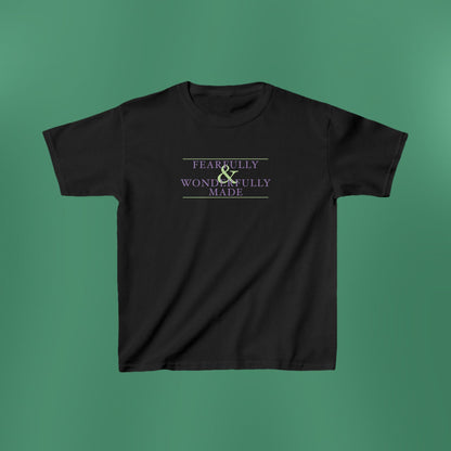 Fearfully and Wonderfully Made - Purple Girl's T-Shirt
