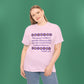 Isaiah 40:8 - Purple Daisy Cotton T-Shirt (Front Only)