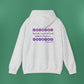 Isaiah 40:8 - Purple Daisy Hooded Sweatshirt