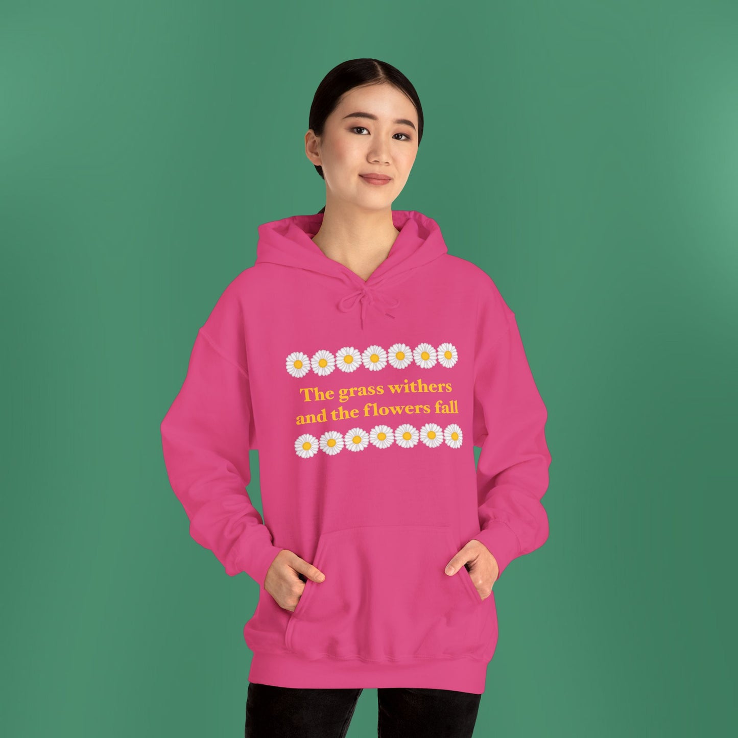 Isaiah 40:8 - Classic Daisy Hooded Sweatshirt