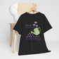 Psalm 11:25 - Purple Cotton T-Shirt (Front Only)