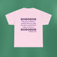 Isaiah 40:8 - Purple Daisy Cotton T-Shirt (Front Only)