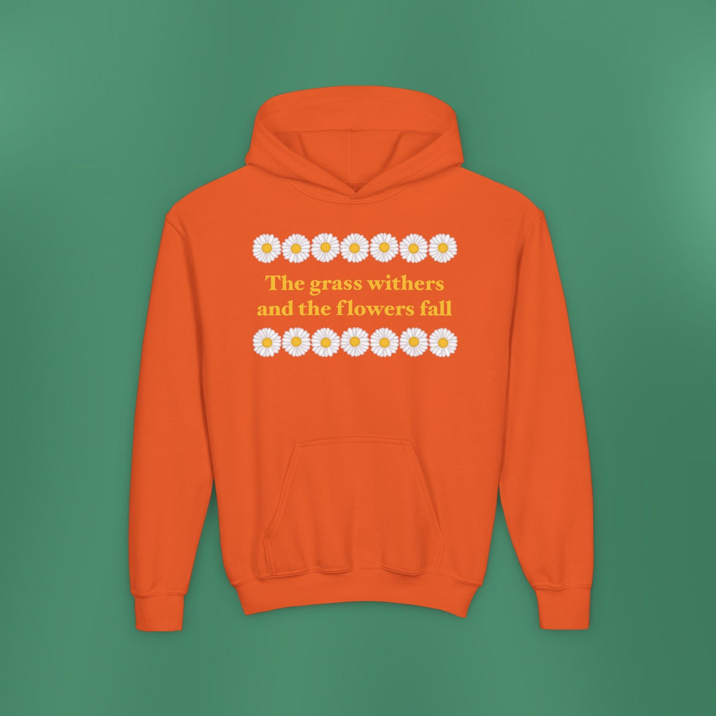 Isaiah 40:8 - Classic Daisy Girl's Hooded Sweatshirt