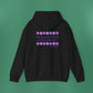Isaiah 40:8 - Purple Daisy Hooded Sweatshirt