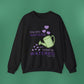 Psalm 11:25 - Purple Crewneck Sweatshirt (Front Only)