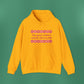 Isaiah 40:8 - Pink Daisy Hooded Sweatshirt