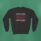 Isaiah 40:8 - Multi Daisy Girl's Crewneck Sweatshirt