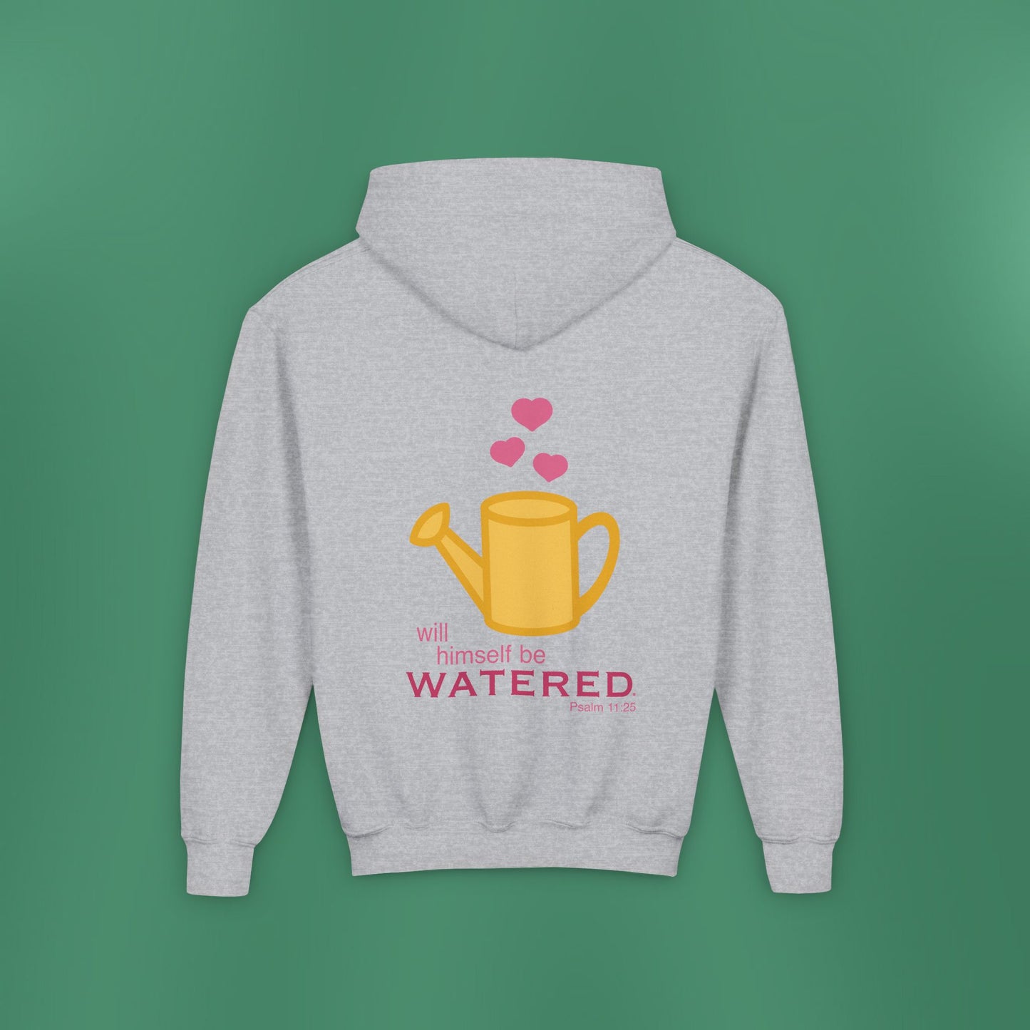 Psalm 11:25 - Pink Girl's Hooded Sweatshirt