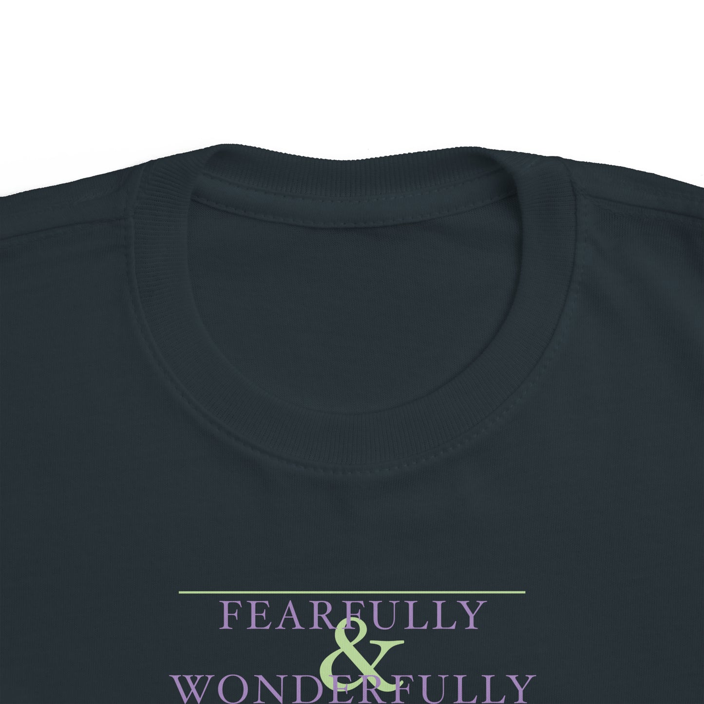 Fearfully and Wonderfully Made - Purple Toddler T-Shirt