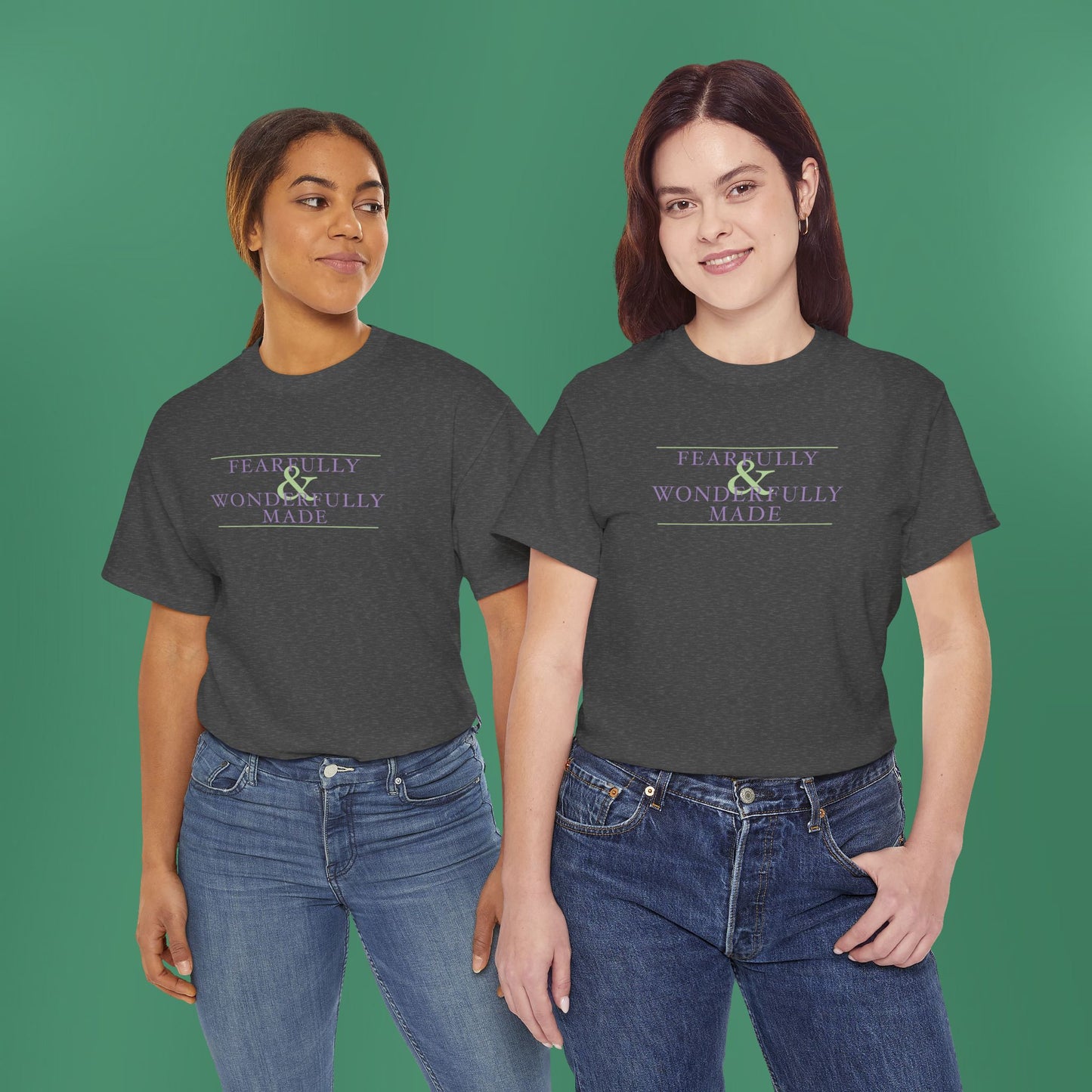 Fearfully and Wonderfully Made - Purple Women's T-Shirt