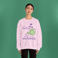 Psalm 11:25 - Purple Crewneck Sweatshirt (Front Only)