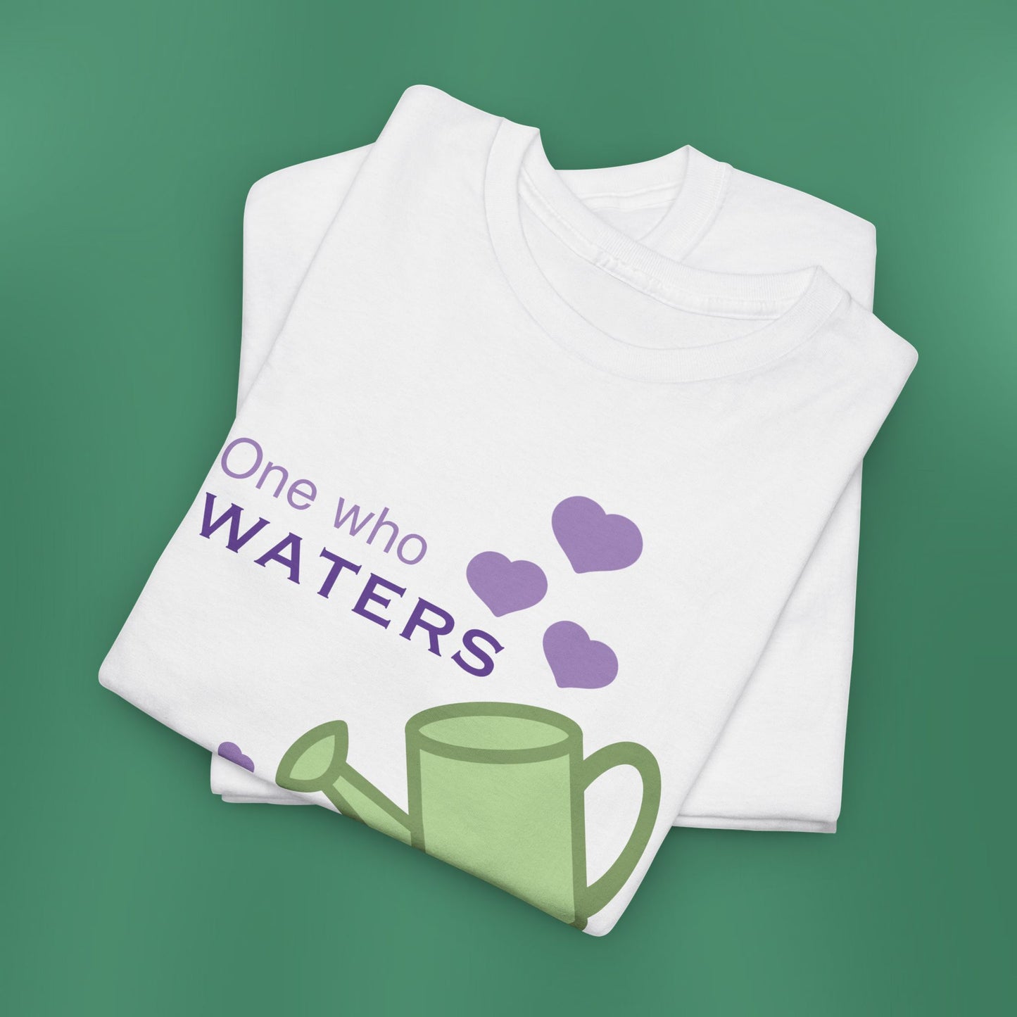 Psalm 11:25 - Purple Cotton T-Shirt (Front Only)