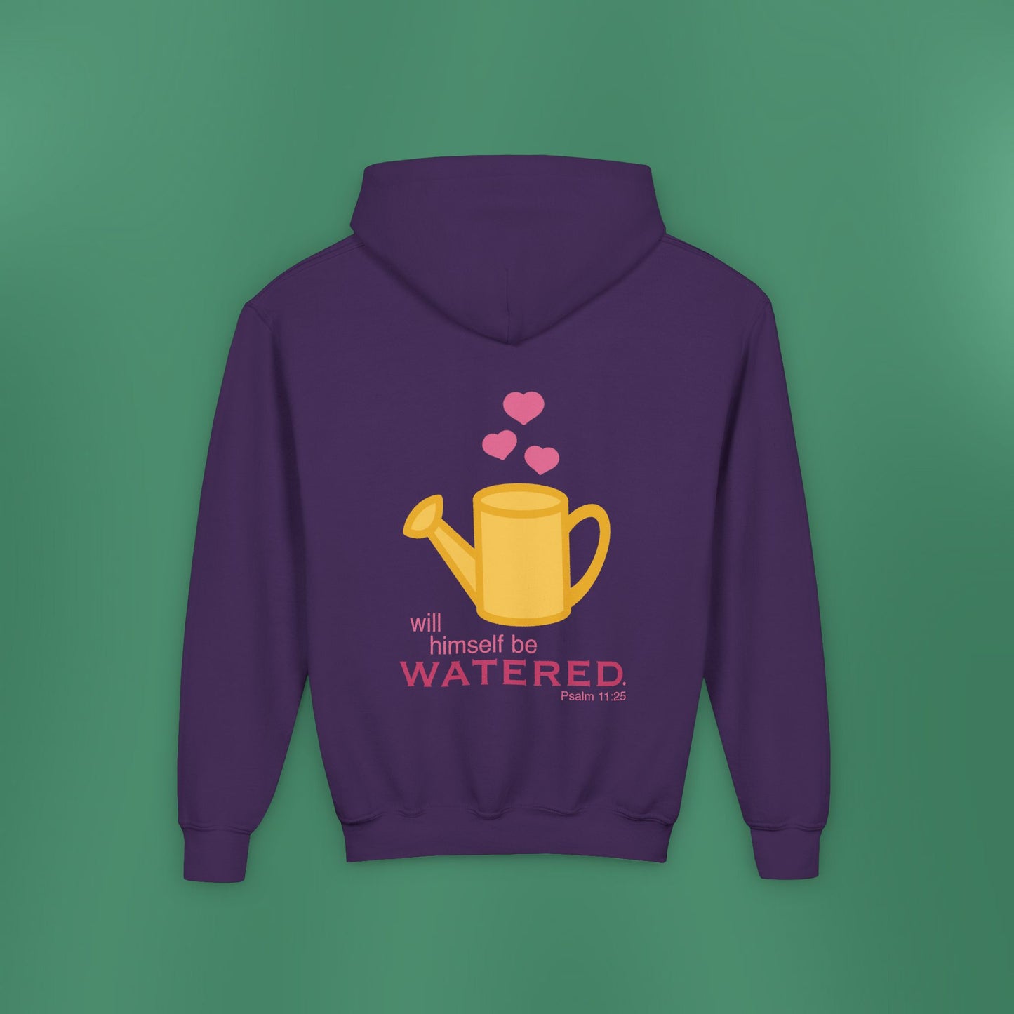 Psalm 11:25 - Pink Girl's Hooded Sweatshirt