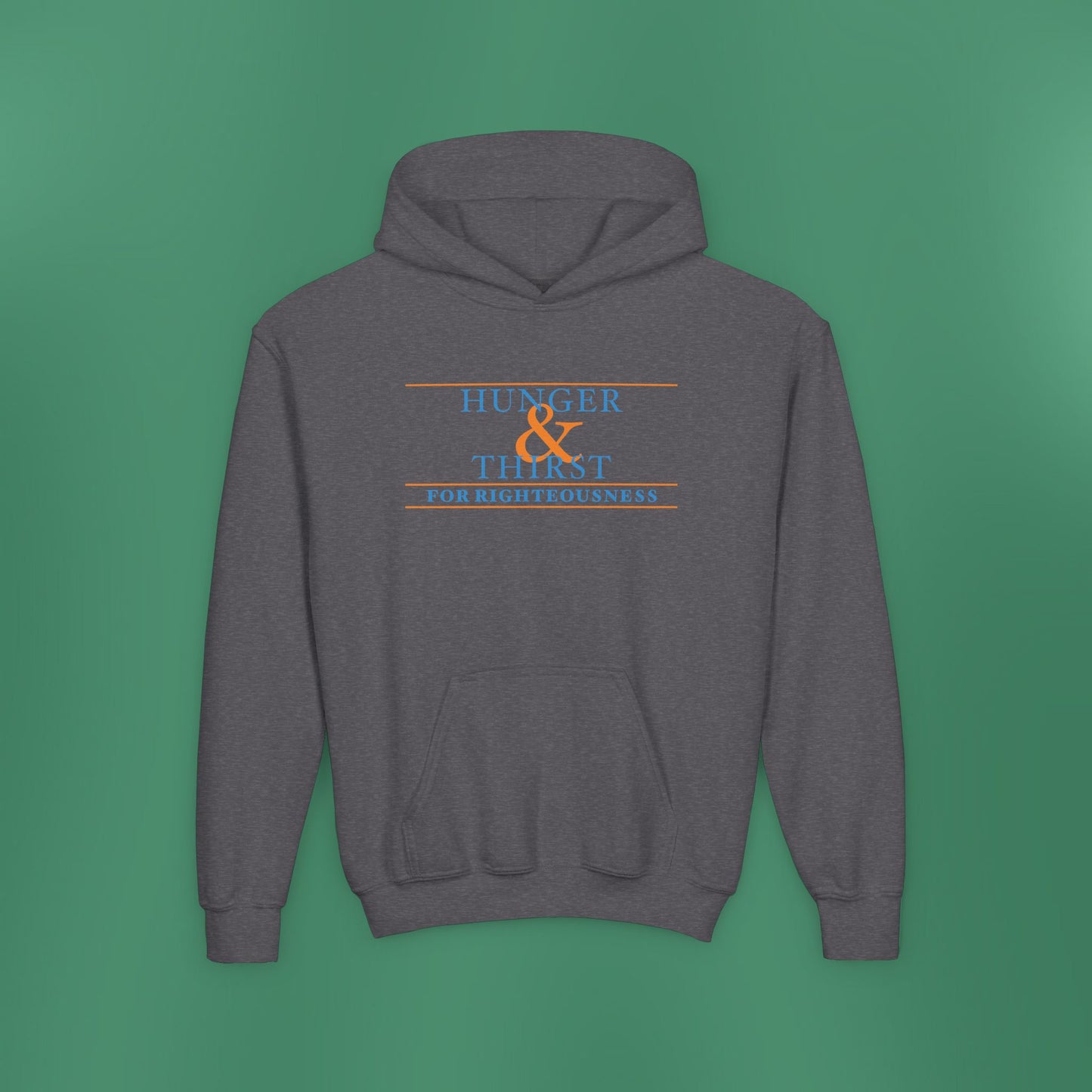 Hunger and Thirst - Blue Children's Hooded Sweatshirt