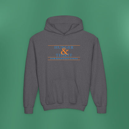 Hunger and Thirst - Blue Children's Hooded Sweatshirt