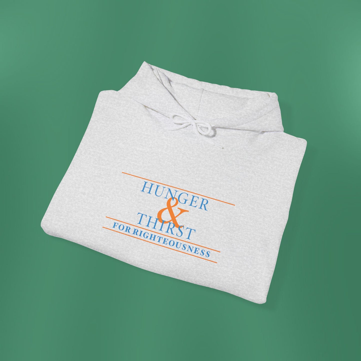 Hunger and Thirst - Blue Hooded Sweatshirt