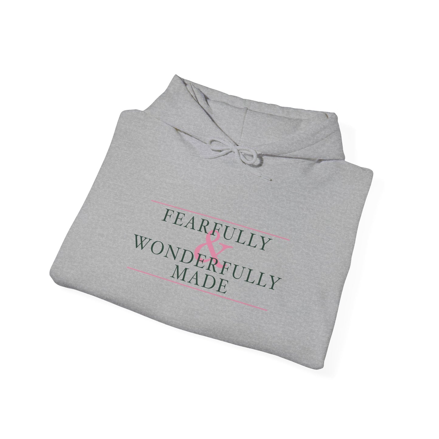 Fearfully and Wonderfully Made - Green Women's Hooded Sweatshirt