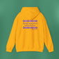 Isaiah 40:8 - Purple Daisy Hooded Sweatshirt