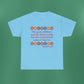 Isaiah 40:8 - Multi Daisy Cotton T-Shirt (Front Only)