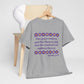 Isaiah 40:8 - Purple Daisy Cotton T-Shirt (Front Only)